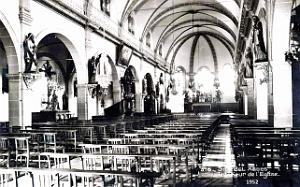 Sidi-Bel-Abbes - eglise - Interieur - 1952